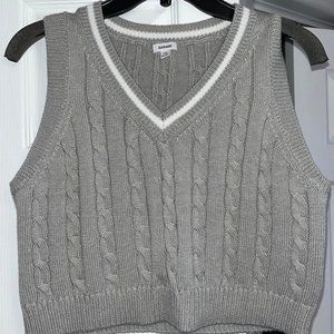 Garage Cable-Knit Sweater Vest